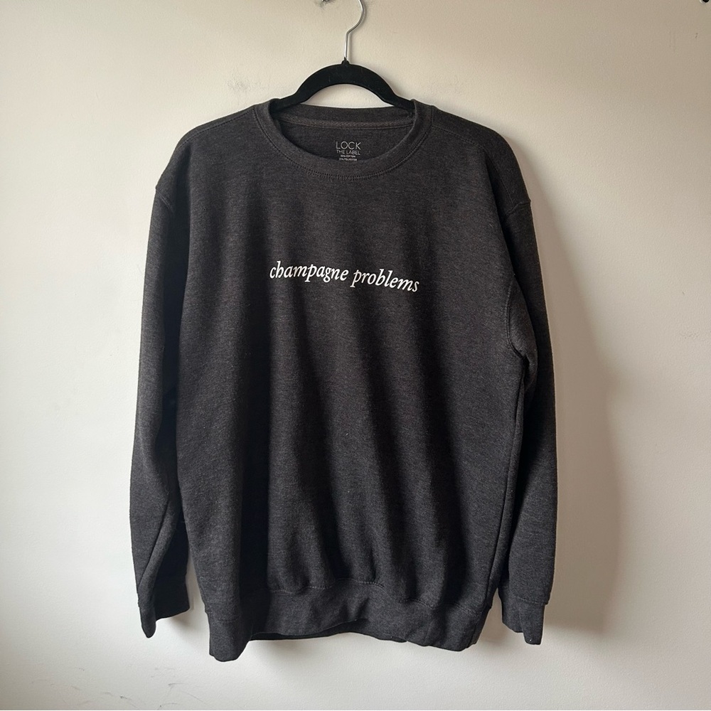 Lock The Label Taylor Swift Champagne Problems Crewneck